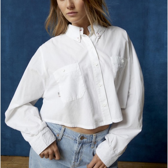Urban Outfitters Tops - BDG Corey Cropped Button-Down Shirt NWT